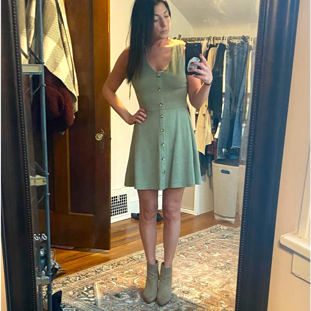 NWT Dry Goods green dress